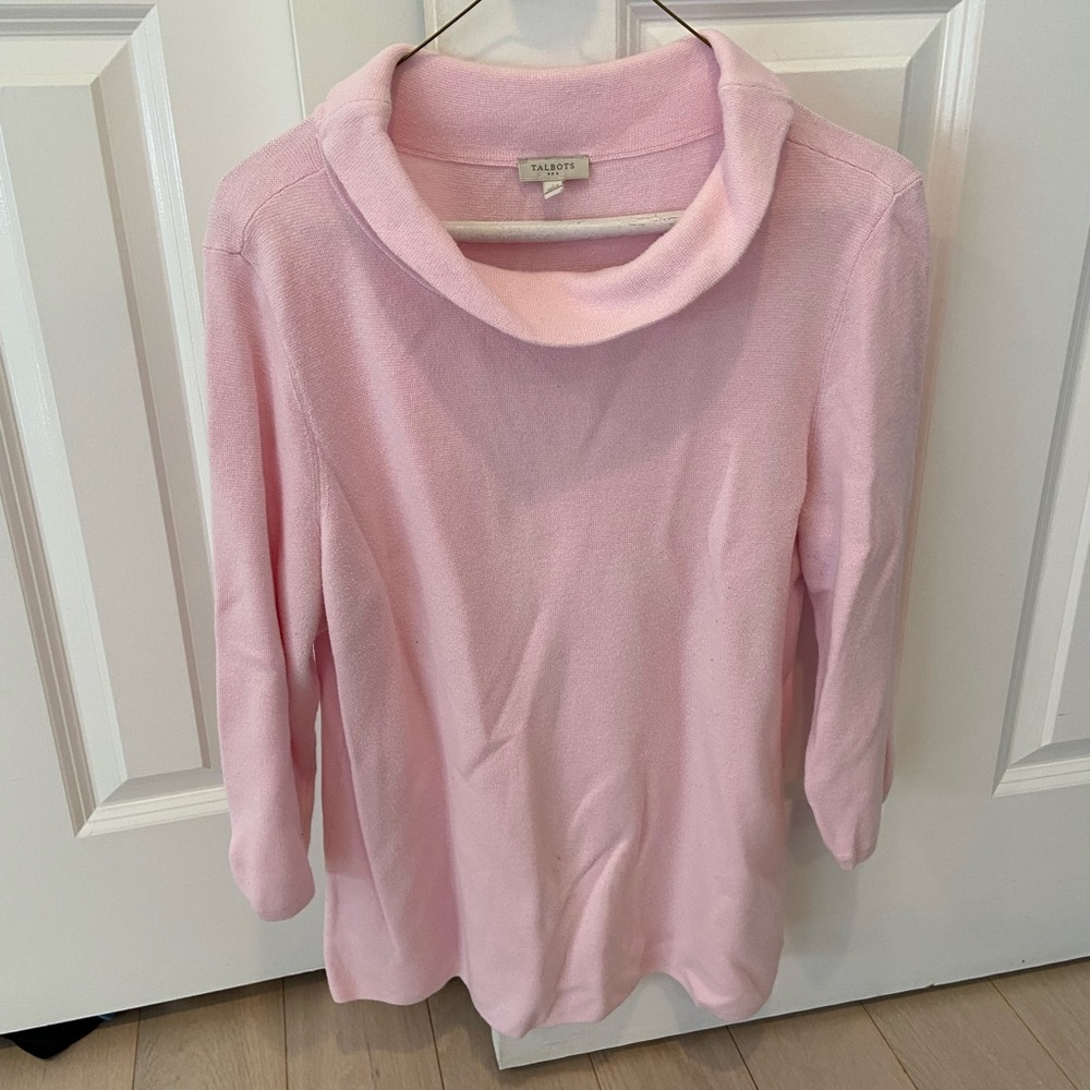 Talbots Pink Sweater Size Large